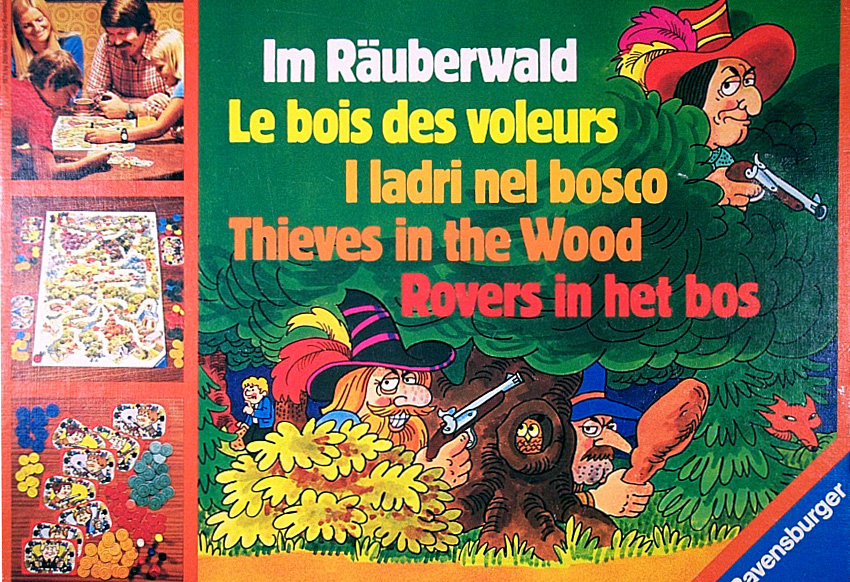 Rovers in het bos