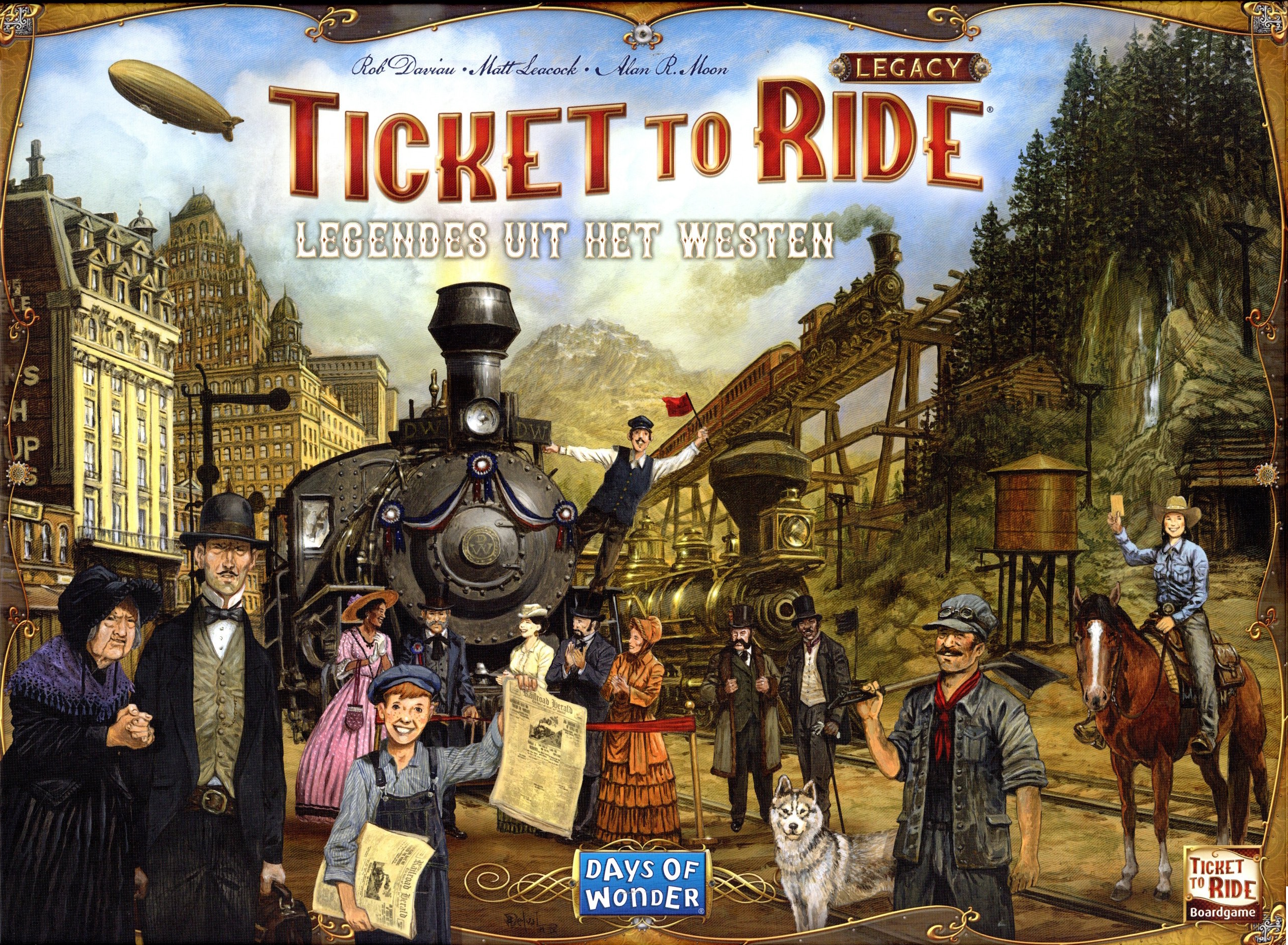 Ticket to Ride Legacy: Legendes uit het westen