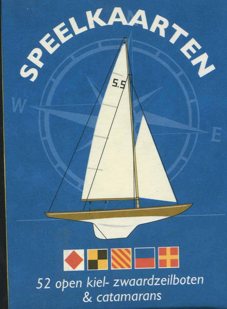 Speelkaarten met boten