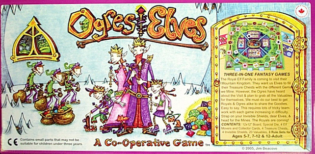 Ogres & Elves: A Co-operative Game - Three-in-one Fantasy Games
