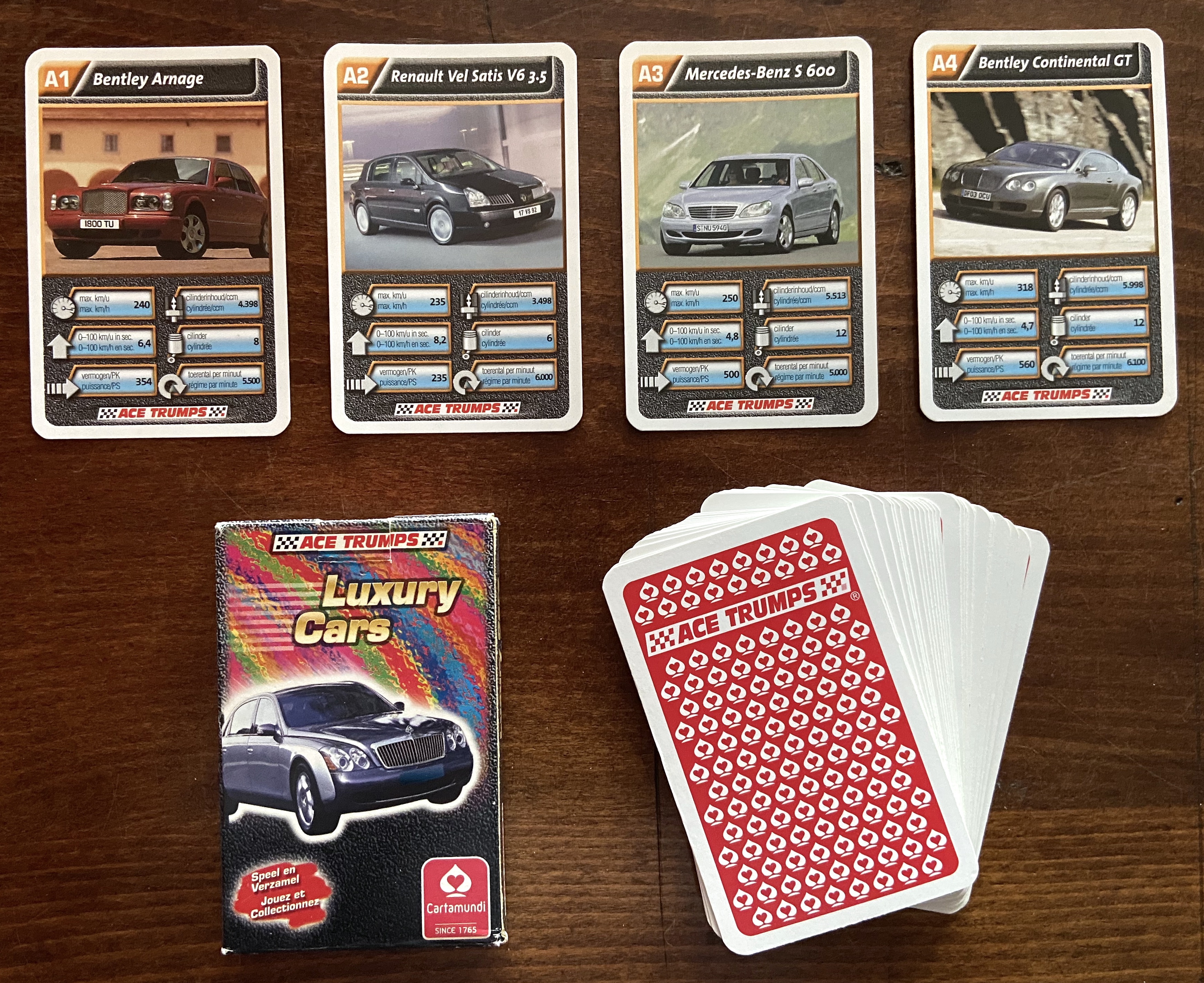 Ace Trumps: Luxury Cars