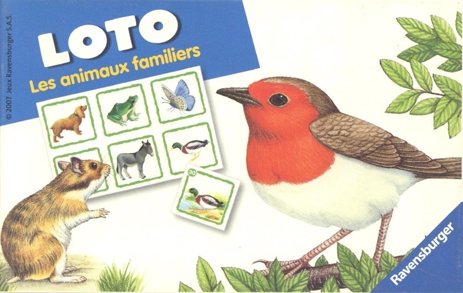 Loto: Les animaux familiers