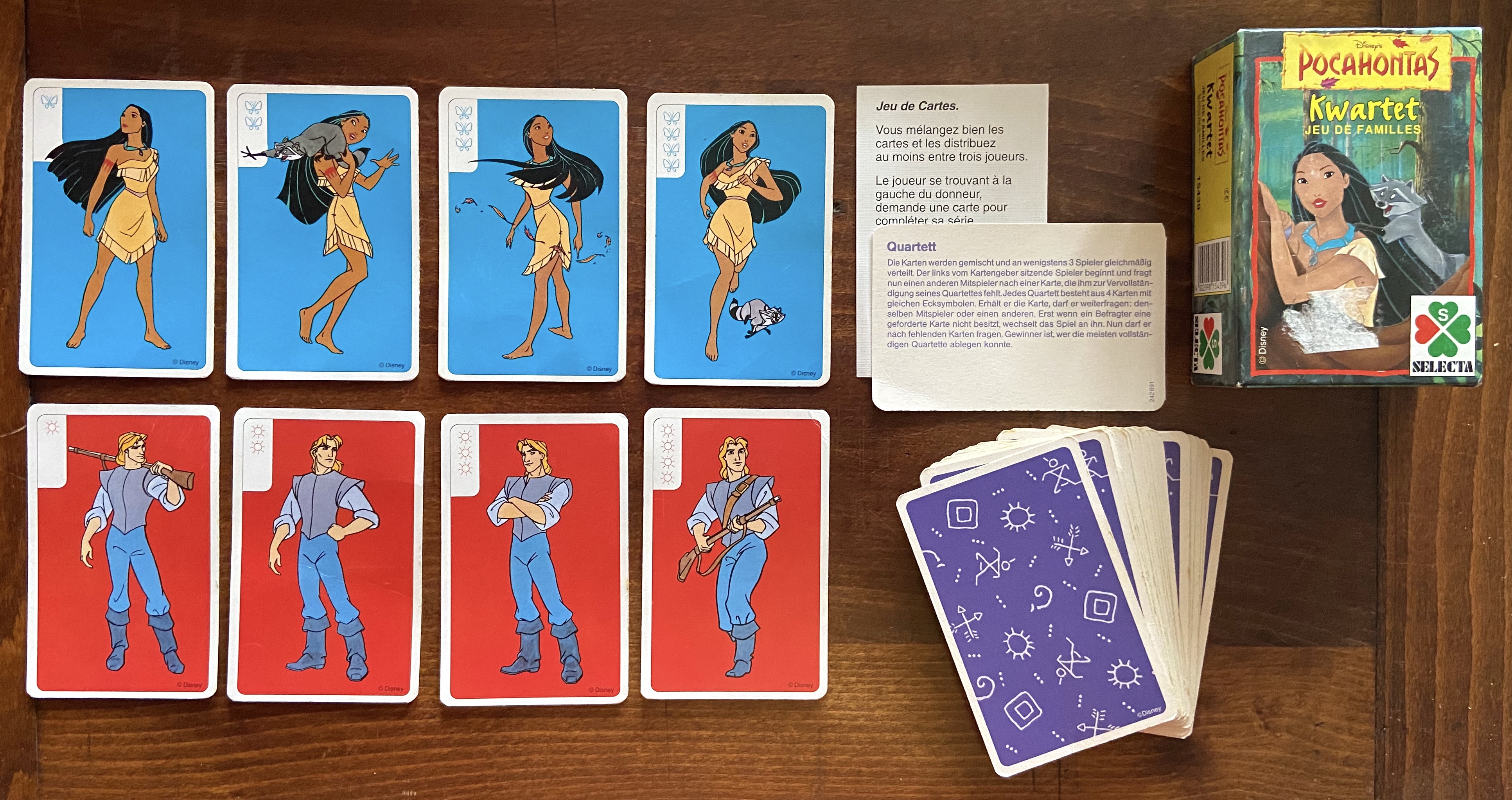 Pocahontas: Kwartet (Jeu de Familles)